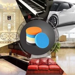 ABCRITAL 5 Stück 150mm Auto Polierset, Polierschwamm Polieren Poliermaschine Polierer Schleifmaschine Auto Polieren Polierer Schleifmaschine -Poliermaschinen & Schleifmaschinen Verkaufsladen 37016765 3