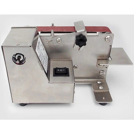 HAPPYSHOPPING 180W Kleine Schleifmaschine Bandschleifer 7 Gang Einstellbar Elektrische Haushaltspoliermaschine Desktop-Schleifwerkzeug Metall-Holzschneider Schleifmaschine Mit 10 Schleifbändern,EU Steckernetzteil & Rad Wachs Polier 2 HAPPYSHOPPING 180W Kleine Schleifmaschine Bandschleifer 7 Gang Einstellbar Elektrische Haushaltspoliermaschine Desktop-Schleifwerkzeug Metall-Holzschneider Schleifmaschine Mit 10 Schleifbändern,EU Steckernetzteil & Rad Wachs Polier – Bild 2