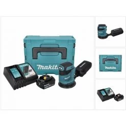 Makita DBO 180 RG1J Akku Exzenterschleifer 18 V 125 Mm + 1x Akku 6,0 Ah + Ladegerät + Makpac -Poliermaschinen & Schleifmaschinen Verkaufsladen 37075334 3