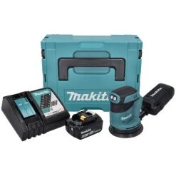 Makita DBO 180 RG1J Akku Exzenterschleifer 18 V 125 Mm + 1x Akku 6,0 Ah + Ladegerät + Makpac -Poliermaschinen & Schleifmaschinen Verkaufsladen 37075334 4
