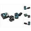 Makita DBO 180 RT Akku Exzenterschleifer 18 V 125 Mm + 2x Akku 5,0 Ah + Ladegerät