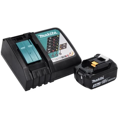 Makita DBO 180 RF1 Akku Exzenterschleifer 18 V 125 Mm + 1x Akku 3,0 Ah + Ladegerät 4 Makita DBO 180 RF1 Akku Exzenterschleifer 18 V 125 Mm + 1x Akku 3,0 Ah + Ladegerät – Bild 4