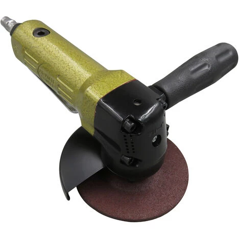 HAPPYSHOPPING 4-Zoll-Luftwinkelschleifer Poliermaschine Luftschleifer Leichter Schleifer Mit 100mm Schleifscheibe,Gold 1 HAPPYSHOPPING 4-Zoll-Luftwinkelschleifer Poliermaschine Luftschleifer Leichter Schleifer Mit 100mm Schleifscheibe,Gold