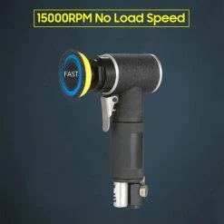 HAPPYSHOPPING Mini Air Sander 2 Zoll 3 Zoll Pneumatischer Sander Hochgeschwindigkeits-luftbetriebener Handpolierer Waxer Poliermaschine Für Auto Karosseriearbeiten Möbel Metalloberfläche,Concentric & EU Stecker, Schwarz -Poliermaschinen & Schleifmaschinen Verkaufsladen 37409412 5
