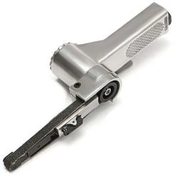 HAPPYSHOPPING 3/8" Luftbandschleifer Luftwinkelschleifmaschine Mit Schleifbändern Für Luftkompressorschleifen Pneumatisches Werkzeugset