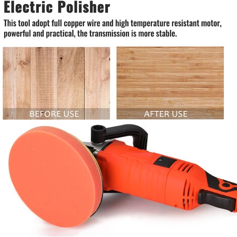 HAPPYSHOPPING 1580W 220 V 7 Stufen Geschwindigkeit Einstellbar 180mm Disc Auto Elektrische Polierer Wachsmaschine Auto Möbel Utility Polierwerkzeug,EU Mit Bonnets 4 HAPPYSHOPPING 1580W 220 V 7 Stufen Geschwindigkeit Einstellbar 180mm Disc Auto Elektrische Polierer Wachsmaschine Auto Möbel Utility Polierwerkzeug,EU Mit Bonnets – Bild 4