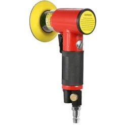 HAPPYSHOPPING Mini-Luftschleifer Mit 1/2/3-Zoll-Sandscheiben Exzenter-Pneumatikschleifer Luftbetriebene Schleifer Und Polierer Mit 15 Schleifpapieren Für Auto Schönheit Holzbearbeitung Schleifen Polieren Wachsen,EU-Type