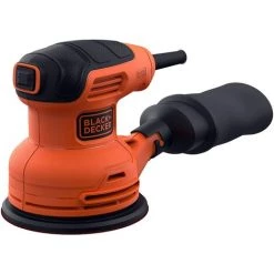 BLACK & DECKER BLACK+DECKER BEW210 Elektro Exzenterschleifer 230W - Ø 125 Mm Mit Staubfangsack