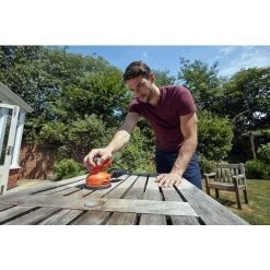 BLACK & DECKER BLACK+DECKER BEW210 Elektro Exzenterschleifer 230W - Ø 125 Mm Mit Staubfangsack -Poliermaschinen & Schleifmaschinen Verkaufsladen 38377164 5