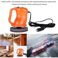 HAPPYSHOPPING Auto Elektrischer Polierer 12V Wachsmaschine Elektrischer Schleifer Automobilmöbel Wachsen Auto Polierwerkzeug Kleine Poliermaschine,Orange -Poliermaschinen & Schleifmaschinen Verkaufsladen 38635009 3