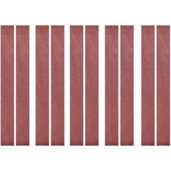 ASUPERMALL 20x300mm Packung Mit 10 Schleifbandern (je 2 à 120 240 400 800 1000) Schleifband Aus Aluminiumoxid Schleifpapier Fur Bandschleifer