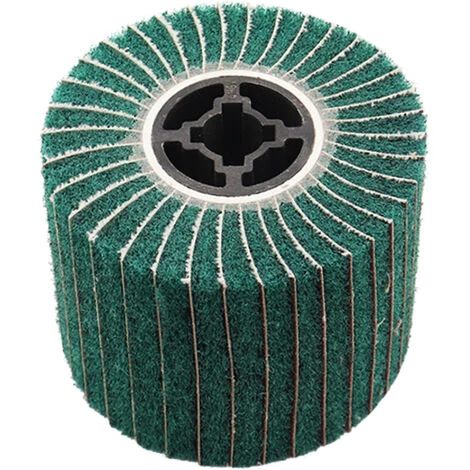 ASUPERMALL Edelstahl-Kerndraht-Polierlappenburste Vlies-Drahtzieh-Polierscheibe Fur Metall-/Aluminium-/Kupfer-Oberflachenbehandlung, Modell: Grun 3 ASUPERMALL Edelstahl-Kerndraht-Polierlappenburste Vlies-Drahtzieh-Polierscheibe Fur Metall-/Aluminium-/Kupfer-Oberflachenbehandlung, Modell: Grun – Bild 3