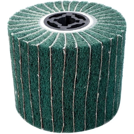 ASUPERMALL Edelstahl-Kerndraht-Polierlappenburste Vlies-Drahtzieh-Polierscheibe Fur Metall-/Aluminium-/Kupfer-Oberflachenbehandlung, Modell: Grun 4 ASUPERMALL Edelstahl-Kerndraht-Polierlappenburste Vlies-Drahtzieh-Polierscheibe Fur Metall-/Aluminium-/Kupfer-Oberflachenbehandlung, Modell: Grun – Bild 4