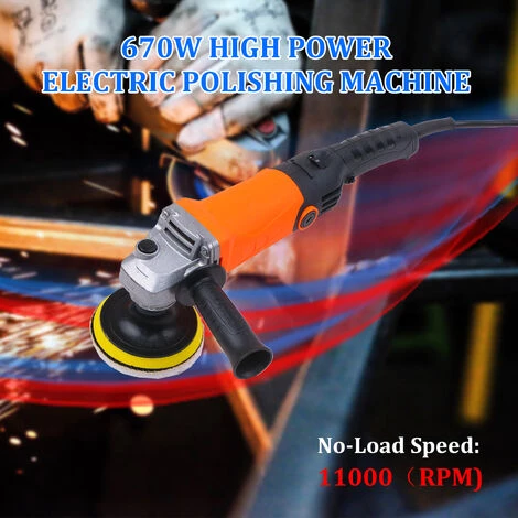 ASUPERMALL 670W Winkelschleifer Tragbarer Schleifer Schleifer Vielseitiger Elektrischer Schleifer Vielseitiger Schleifer Waxer 3 ASUPERMALL 670W Winkelschleifer Tragbarer Schleifer Schleifer Vielseitiger Elektrischer Schleifer Vielseitiger Schleifer Waxer – Bild 3