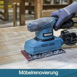 Schwingschleifer, WESCO 240W Schleifmaschine Schwingkreis 2 Mm, Schleiffläche 90 * 187 Mm, Effizientes Staubsammelsystem WS4168 9 Schwingschleifer, WESCO 240W Schleifmaschine Schwingkreis 2 Mm, Schleiffläche 90 * 187 Mm, Effizientes Staubsammelsystem WS4168 -Poliermaschinen & Schleifmaschinen Verkaufsladen 39582392 5