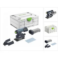 Festool RTSC 400-Basic Akku Rutscher 18 V 80 X 130 Mm ( 576347 ) Brushless Einhandschleifer + Systainer - Ohne Akku, Ohne Ladegerät ( Nachfolger Von 201519 )