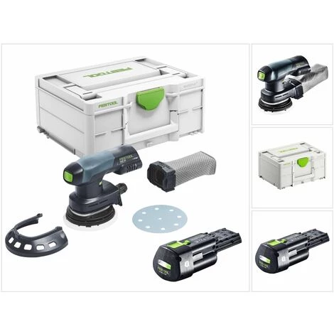 Festool ETSC 125 Akku Exzenterschleifer 18 V 125 Mm Brushless + 1x Akku 3,1 Ah + Systainer - Ohne Ladegerät 1 Festool ETSC 125 Akku Exzenterschleifer 18 V 125 Mm Brushless + 1x Akku 3,1 Ah + Systainer - Ohne Ladegerät