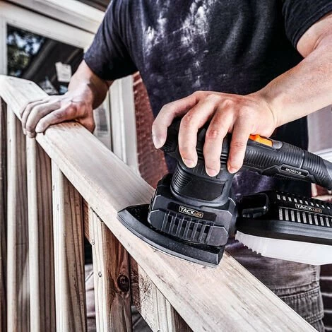 TACKLIFE 200W Multifunktionsschleifer, 3 In 1 Funktion, 6 Einstellbare Geschwindigkeiten, 15* Schleifpads Inklusive (80er Körnung), Staubabsaugung, Anschluss An Vakuum.-MDS01B 3 TACKLIFE 200W Multifunktionsschleifer, 3 In 1 Funktion, 6 Einstellbare Geschwindigkeiten, 15* Schleifpads Inklusive (80er Körnung), Staubabsaugung, Anschluss An Vakuum.-MDS01B – Bild 3