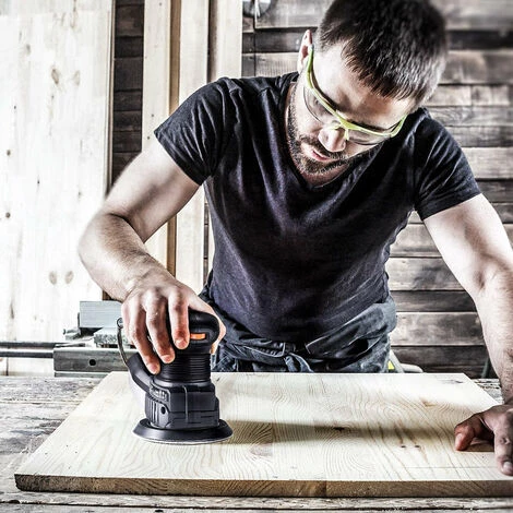 TACKLIFE 200W Multifunktionsschleifer, 3 In 1 Funktion, 6 Einstellbare Geschwindigkeiten, 15* Schleifpads Inklusive (80er Körnung), Staubabsaugung, Anschluss An Vakuum.-MDS01B 4 TACKLIFE 200W Multifunktionsschleifer, 3 In 1 Funktion, 6 Einstellbare Geschwindigkeiten, 15* Schleifpads Inklusive (80er Körnung), Staubabsaugung, Anschluss An Vakuum.-MDS01B – Bild 4