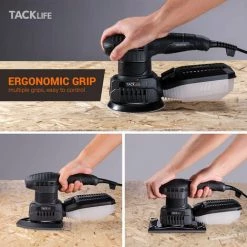 TACKLIFE 200W Multifunktionsschleifer, 3 In 1 Funktion, 6 Einstellbare Geschwindigkeiten, 15* Schleifpads Inklusive (80er Körnung), Staubabsaugung, Anschluss An Vakuum.-MDS01B 9 TACKLIFE 200W Multifunktionsschleifer, 3 In 1 Funktion, 6 Einstellbare Geschwindigkeiten, 15* Schleifpads Inklusive (80er Körnung), Staubabsaugung, Anschluss An Vakuum.-MDS01B -Poliermaschinen & Schleifmaschinen Verkaufsladen 40459783 5