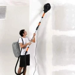 TACKLIFE Giraffe Sander, 6.7A Automatisches Saugsystem, 12 Schleifscheiben, Variable Geschwindigkeit 500-1800 U/min, Elektrischer Trockenbauschleifer Mit LED-Licht Und Ausziehbarem Griff 1.6-1.9m-PDS03A 9 TACKLIFE Giraffe Sander, 6.7A Automatisches Saugsystem, 12 Schleifscheiben, Variable Geschwindigkeit 500-1800 U/min, Elektrischer Trockenbauschleifer Mit LED-Licht Und Ausziehbarem Griff 1.6-1.9m-PDS03A -Poliermaschinen & Schleifmaschinen Verkaufsladen 40459820 5