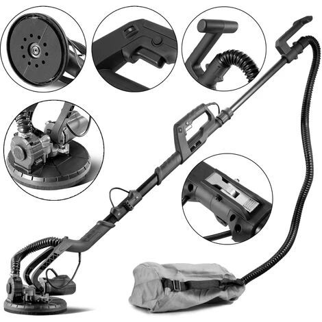 STAHLWERK TS-750 ST Leistungsstarker Trockenbauschleifer Profiqualität Für Wand Und Decke 750 Watt Großer Schleifteller Und Vakuumfunktion 2 STAHLWERK TS-750 ST Leistungsstarker Trockenbauschleifer Profiqualität Für Wand Und Decke 750 Watt Großer Schleifteller Und Vakuumfunktion – Bild 2