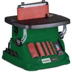 Holzstar Spindel-und Bandschleifmaschine OBSS 100 Neigbar 0¡-45¡, 450 Watt Motor