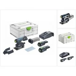 Festool RTSC 400 3,1 I-Plus Akku Rutscher 18 V 80 X 130 Mm ( 576353 ) Brushless Einhandschleifer + 2x Akku 3,1 Ah + Ladegerät + Systainer