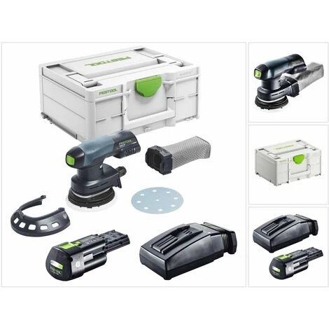 Festool ETSC 125 Akku Exzenterschleifer 18 V 125 Mm Brushless + 1x Akku 3,1 Ah + Ladegerät + Systainer 1 Festool ETSC 125 Akku Exzenterschleifer 18 V 125 Mm Brushless + 1x Akku 3,1 Ah + Ladegerät + Systainer
