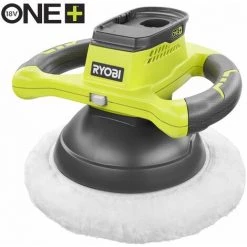 Ryobi – Akku Auto Poliermaschine 18V - R18B-0 - One+ - Solo Variante Ohne Akku - Gelb Grün