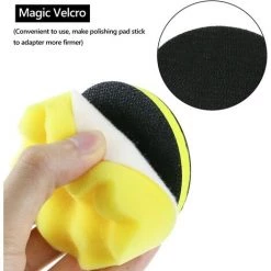 TRIOMPHE Auto Polierschwamm, Polierschwamm Kit Mit M10 Bohreradapter, 25er Pack Polierpads Wollhaarentfernungspads Für Polierer -Poliermaschinen & Schleifmaschinen Verkaufsladen 41678309 3