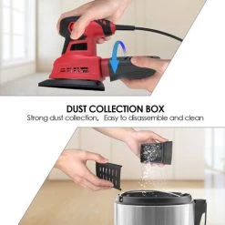 Meterk 200W Mausschleifer EU -Poliermaschinen & Schleifmaschinen Verkaufsladen 42029136 5