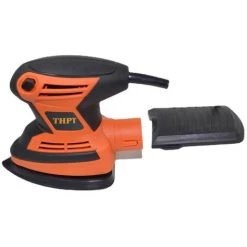 THSINDE Ponceuse De Détail De Souris 200W 15,000 RPM Ponceuses Avec Système De Dépoussiérage De Tampons De Ponçage Pour Le Bois, La Décoration De La Maison, Le Bricolage, Etc.