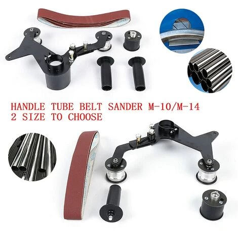 ETOILE M14 Bandschleifer Edelstahl Rohrbandschleifer Rohrpolierer Grinder Poliermaschine Tragbarer Griff Rundrohr Ersatz Zubehör 40mm 5 ETOILE M14 Bandschleifer Edelstahl Rohrbandschleifer Rohrpolierer Grinder Poliermaschine Tragbarer Griff Rundrohr Ersatz Zubehör 40mm – Bild 5