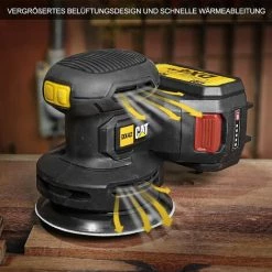 WESCO CAT DECATDX42B - Schwingschleifer / Ø 125 Mm / 2 In 1 Schleifen & Polieren / Belagbremsanlage / 3000-11000-min / Inkl. Zubehör -Poliermaschinen & Schleifmaschinen Verkaufsladen 43144368 4