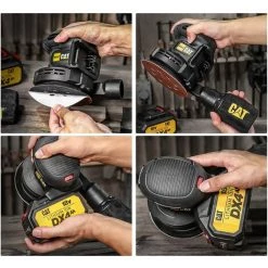 WESCO CAT DECATDX42B - Schwingschleifer / Ø 125 Mm / 2 In 1 Schleifen & Polieren / Belagbremsanlage / 3000-11000-min / Inkl. Zubehör -Poliermaschinen & Schleifmaschinen Verkaufsladen 43144368 5