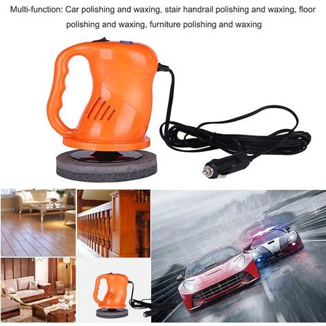 ASUPERMALL Auto Elektrischer Polierer 12V Wachsmaschine Elektrische Schleifmaschine Automobel Wachsen Auto Polierwerkzeug Kleine Poliermaschine - Modell:Orange 3 ASUPERMALL Auto Elektrischer Polierer 12V Wachsmaschine Elektrische Schleifmaschine Automobel Wachsen Auto Polierwerkzeug Kleine Poliermaschine - Modell:Orange – Bild 3