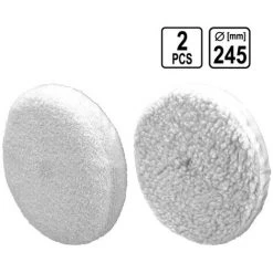 VOREL Polierscheibe Polierhaube Polierfell 2 Tlg Universal Für Poliermaschine -Poliermaschinen & Schleifmaschinen Verkaufsladen 43275811 3