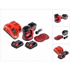 .MILWAUKEE. Milwaukee M18 BOS125-202 FC Akku Exzenterschleifer 18 V 125 Mm + 2x Akku 2,0 Ah + Ladegerät