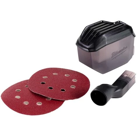 Milwaukee M18 BOS125-201 Akku Exzenterschleifer 18 V 125 Mm + 1x Akku 2,0 Ah - Ohne Ladegerät 4 Milwaukee M18 BOS125-201 Akku Exzenterschleifer 18 V 125 Mm + 1x Akku 2,0 Ah - Ohne Ladegerät – Bild 4