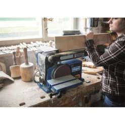 Scheppach Bandschleifer Tellerschleifer Schleifmaschine BTS800 150 Mm 370 W -Poliermaschinen & Schleifmaschinen Verkaufsladen 43857861 5