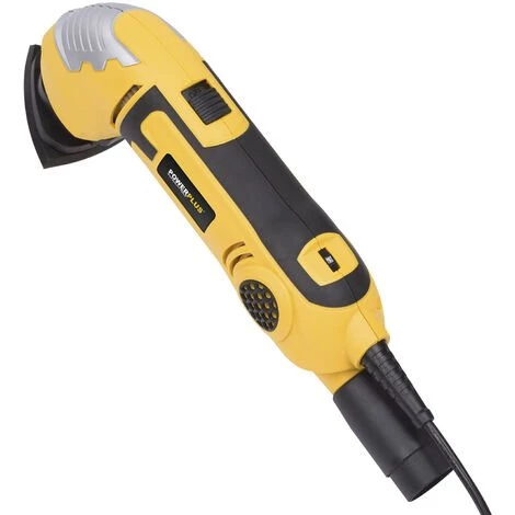 VARO Elektrischer Dreieckschleifer 300 Watt Mit 3x Schleifpapier 90x90 Mm Klettsystem 2 VARO Elektrischer Dreieckschleifer 300 Watt Mit 3x Schleifpapier 90x90 Mm Klettsystem – Bild 2