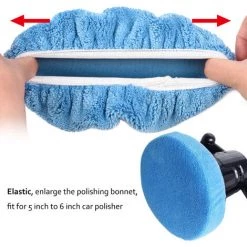 ASUPERMALL 6 Stuck Polier Polierpads 5-6 Zoll Auto Polieren Motorhaube Pads Fur Auto Puffer Polierer Polieren Wachsen -Poliermaschinen & Schleifmaschinen Verkaufsladen 44184114 3