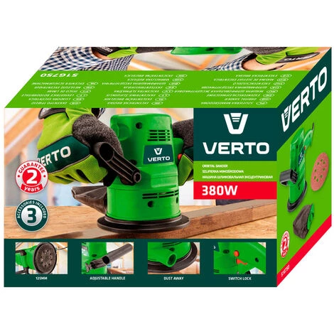 Verto Exzenterschleifer 380 W, 125 Mm 2 Verto Exzenterschleifer 380 W, 125 Mm – Bild 2