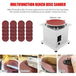 ASUPERMALL Poliermaschinen, Reines Kupferwerk, (7-fach Regelbares Netzteil + 20 Stück 100mm Schleifpapier + 5 Inbusschlüssel) 7 ASUPERMALL Poliermaschinen, Reines Kupferwerk, (7-fach Regelbares Netzteil + 20 Stück 100mm Schleifpapier + 5 Inbusschlüssel) -Poliermaschinen & Schleifmaschinen Verkaufsladen 46025606 3
