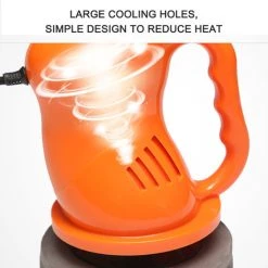 HAPPYSHOPPING Elektrische Auto-Poliermaschine, Puffer-Polierer-Wachs-Kit Mit 2 Pads Zum Polieren Und Wachsen Von Autodetailing,Schwarz - Schwarz -Poliermaschinen & Schleifmaschinen Verkaufsladen 46301499 3