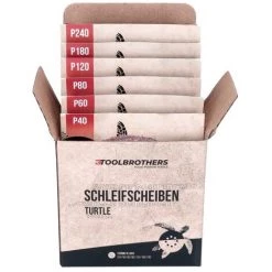 Makita BO 5041 Exzenterschleifer / Schleifmaschine 300 W 125 Mm + 2x Toolbrothers TURTLE Schleifset -Poliermaschinen & Schleifmaschinen Verkaufsladen 47549964 4