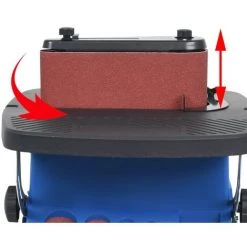 LONGZIMING Oszillierende Spindel- Und Bandschleifmaschine 450 W Blau 9 LONGZIMING Oszillierende Spindel- Und Bandschleifmaschine 450 W Blau -Poliermaschinen & Schleifmaschinen Verkaufsladen 47664568 5