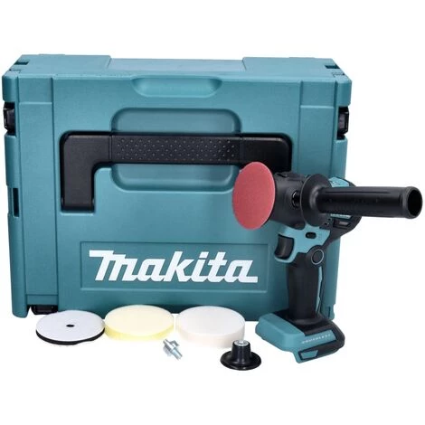 Makita DPV 300 ZJ Akku Schleifer Polierer 18 V 50 / 80 Mm Brushless + Makpac - Ohne Akku, Ohne Ladegerät 2 Makita DPV 300 ZJ Akku Schleifer Polierer 18 V 50 / 80 Mm Brushless + Makpac - Ohne Akku, Ohne Ladegerät – Bild 2