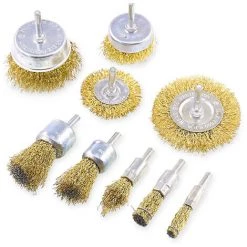 UNHO Drahtbürste Set 9-teilig Für Bohrmaschine Drahtbürstensatz